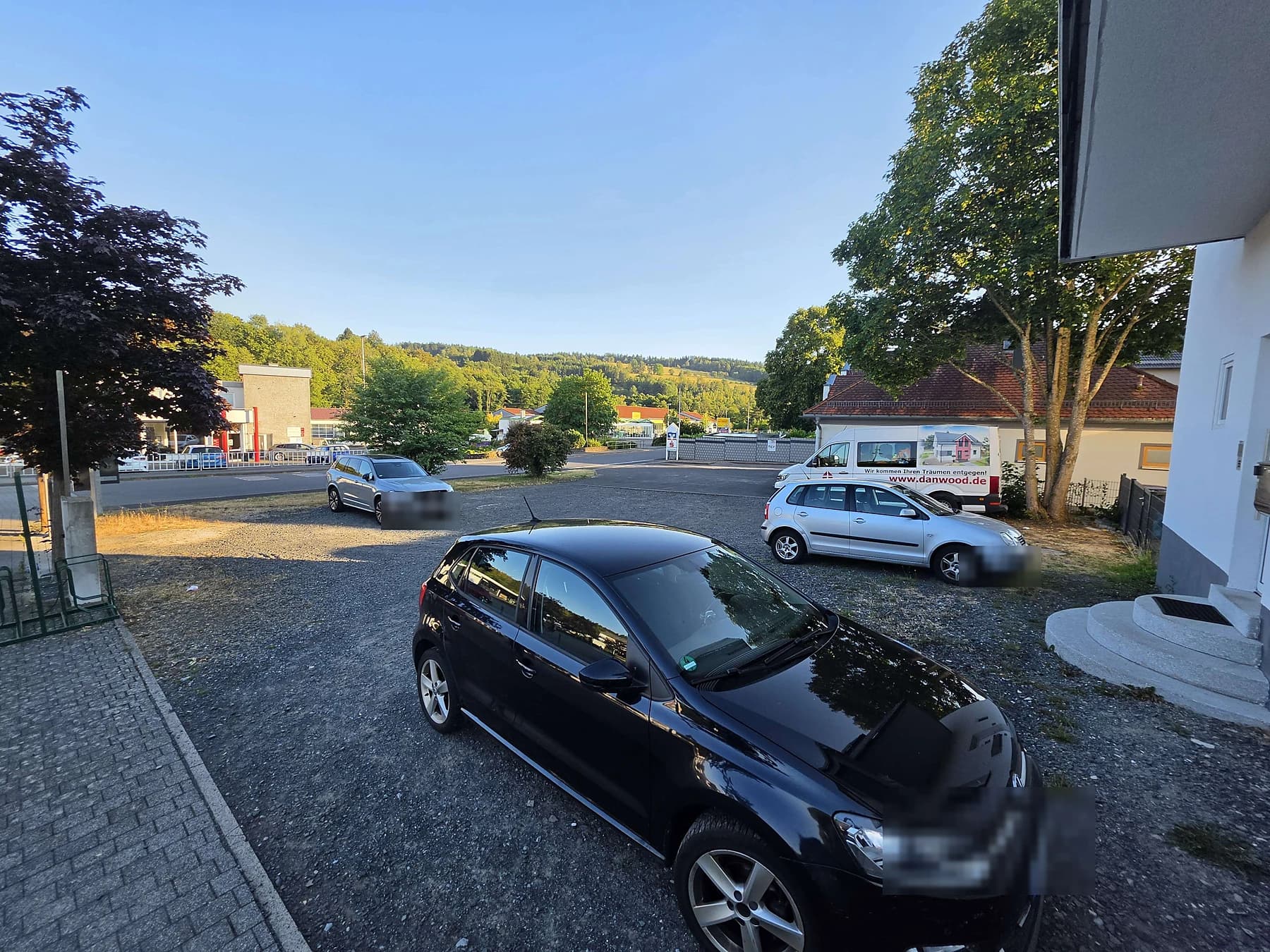 Parkplatz direkt am Haus